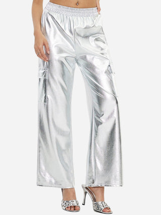 Elastic Waist Wide Leg Pants Divacious