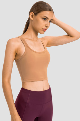 Millennia Racerback Sports Bra Trendsi