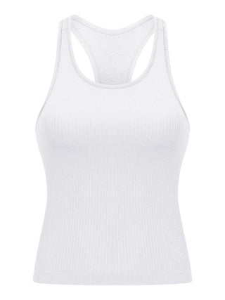 Millennia Round Neck Racerback Active Tank Trendsi