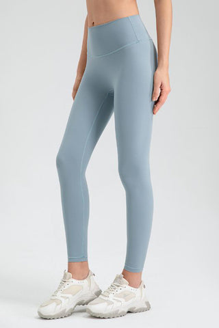 Wide Waistband Sport Leggings Trendsi