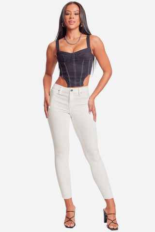 YMI Jeanswear Hyperstretch Mid-Rise Skinny Jeans Divacious