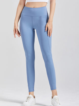 Wide Waistband Active Leggings Trendsi