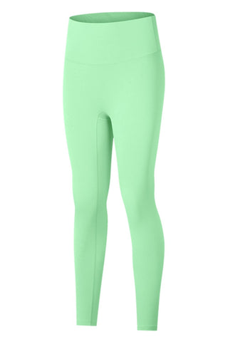 Millennia High-Rise Wide Waistband Yoga Leggings Trendsi