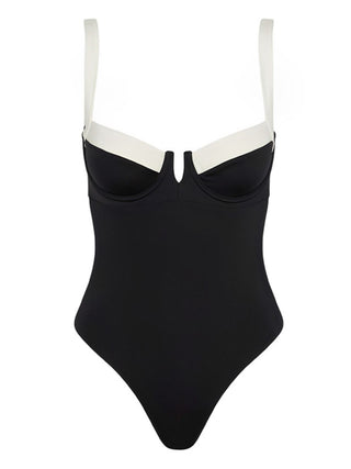 Tied Adjustable Strap One-Piece Swimwear Divacious