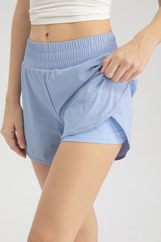 Elastic Waist Active Shorts Trendsi