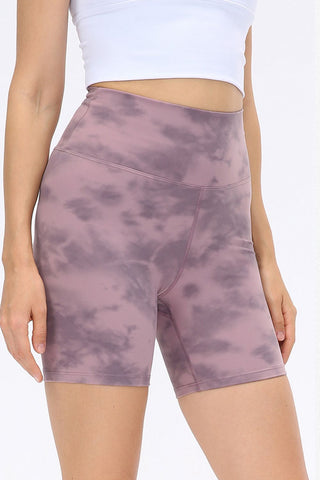 Wide Waistband Sports Shorts Divacious