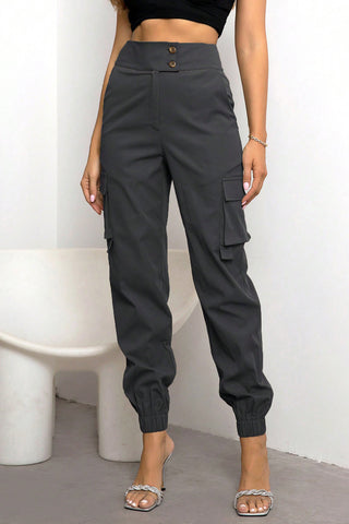 High Waist Cargo Pants Divacious