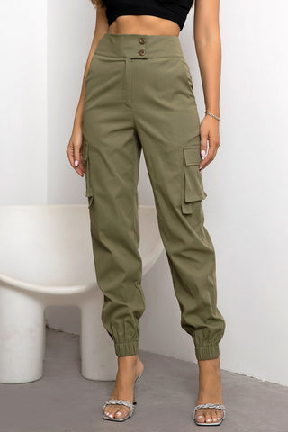 High Waist Cargo Pants Divacious