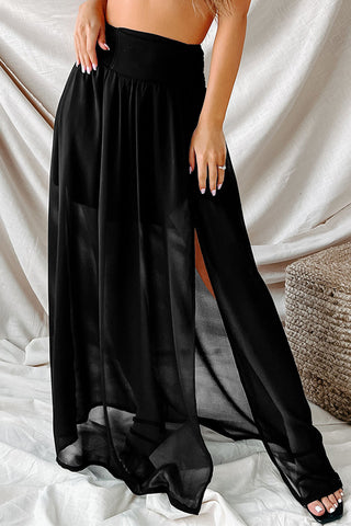 Slit High Waist Maxi Skirt Divacious