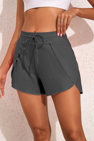 Drawstring Waist Swim Shorts Divacious