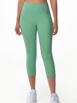 Wide Waistband Active Leggings Trendsi