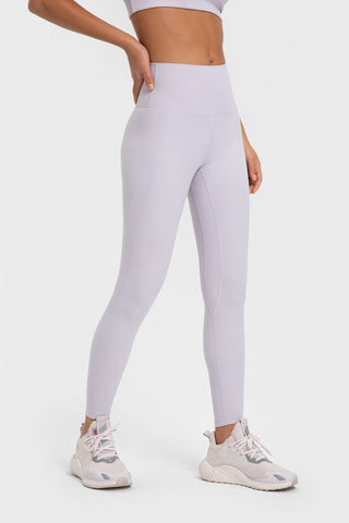 Millennia Highly Stretchy Wide Waistband Yoga Leggings Trendsi