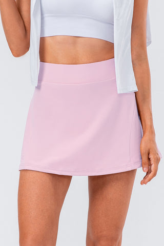 High Waist Pleated Active Skirt Divacious