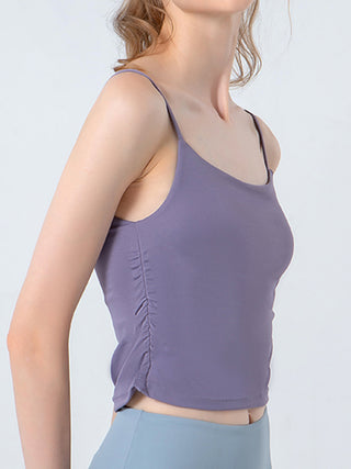 Ruched Sports Cami Trendsi