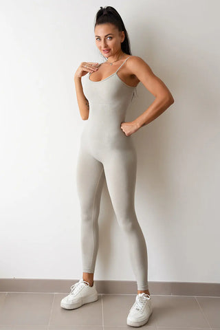 Adjustable Spaghetti Strap Jumpsuit Divacious