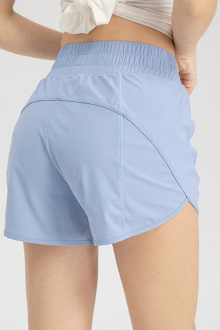 Elastic Waist Active Shorts Trendsi