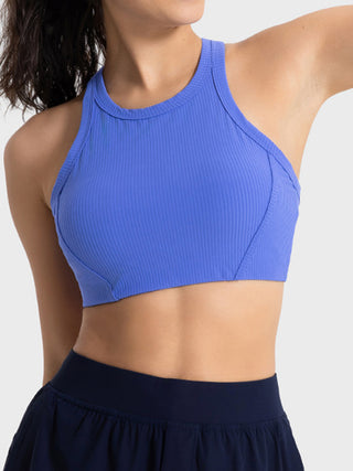 Millennia Wide Strap Cropped Sport Tank Trendsi