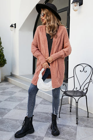 Open Front Dolman Sleeve Cardigan Divacious