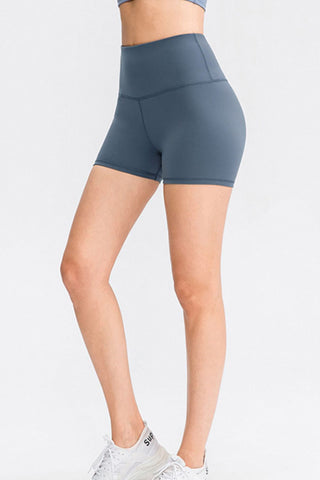 Wide Waistband Sports Shorts Divacious