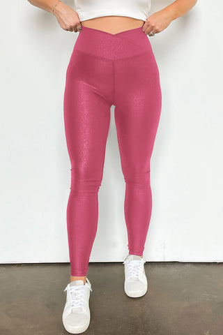 Solid High Waist Leggings - Divacious