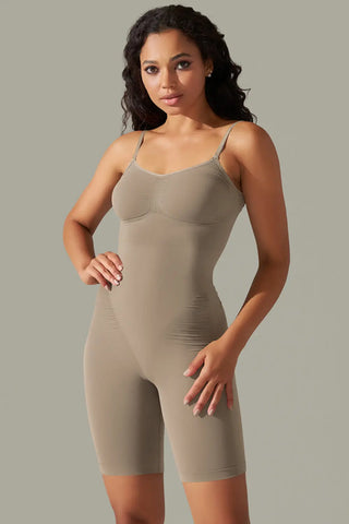 Spaghetti Strap Active Romper Divacious