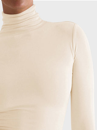 Turtleneck Long Sleeve T-Shirt Divacious