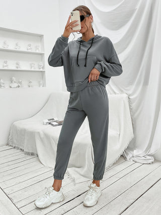 Ivy Lane Sports Hoodie and Joggers Set Trendsi