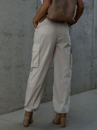 Drawstring Pants with Pockets Divacious