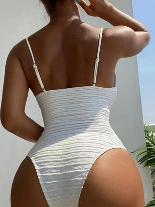 Sweetheart Neck Spaghetti Strap One-Piece Swimwear Trendsi