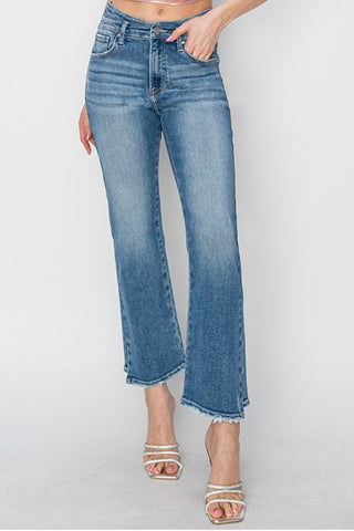 High Rise Slim Straight Jeans Divacious