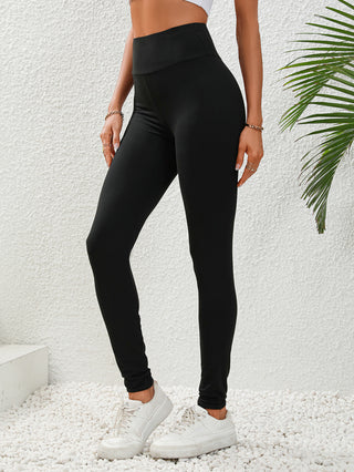 Wide Waistband Leggings - Divacious