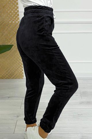 Wide Waistband Drawstring Cropped Joggers Divacious