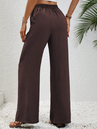 Wide Leg Drawstring Pants Divacious