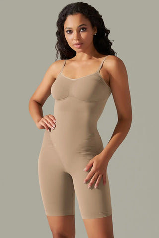 Spaghetti Strap Active Romper Divacious