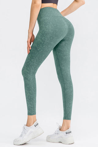 High Waist Active Leggings Trendsi