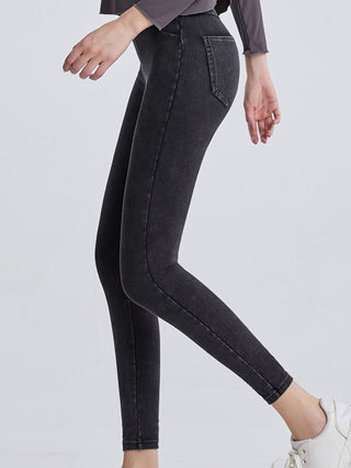 Wide Waistband Sports Leggings Trendsi