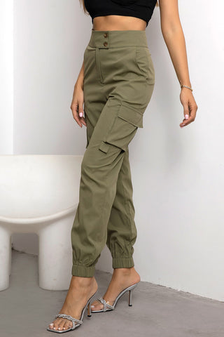 High Waist Cargo Pants Divacious