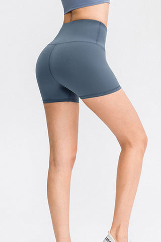 Wide Waistband Sports Shorts Divacious