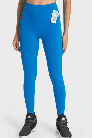 Millennia High-Rise Wide Waistband Yoga Leggings Trendsi