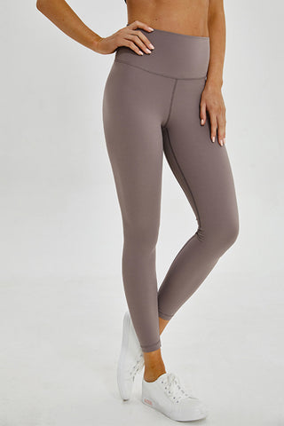 Millennia Wide Seamless Band Waist Sports Leggings Trendsi