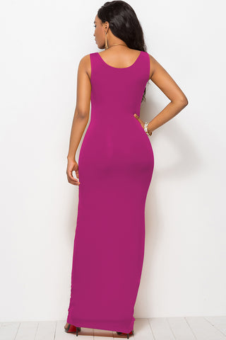 Scoop Neck Wide Strap Maxi Dress Trendsi